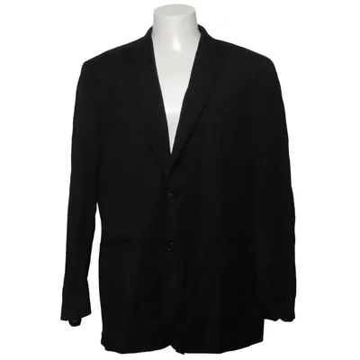 Blazer (Sort) fra Dressmann Premium Collection Polyester, Viscose, Uld