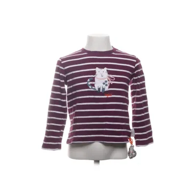 T-shirt à manches longues (Violet, Blanc) de Sigikid Coton