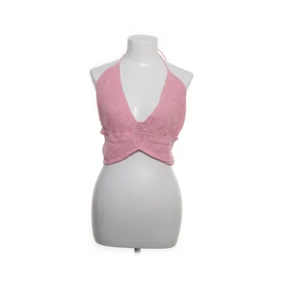 Halter neck top (Pink) from ONLY Fur, Cotton