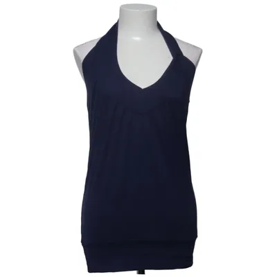 Halternecktopp (Blå) från Gina Tricot Elastan, Viskos