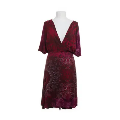 Jurk (Rood, Meerkleurig) van Desigual Elastaan, Viscose