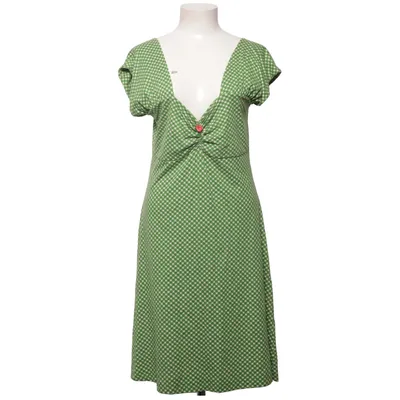 Klänning (Grön, Vit) från King Louie Elastan, Viskos