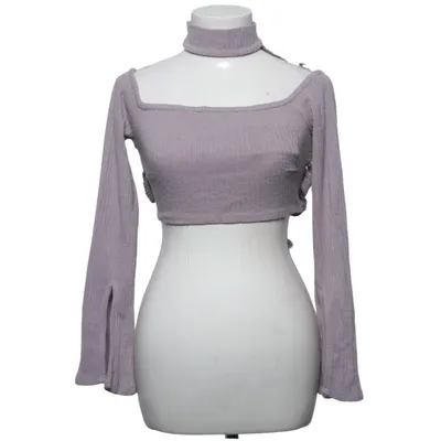 Crop top (Gris) de Lavish Alice Acrylique, Élasthane