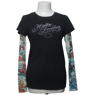 Långärmad t-shirt (Svart, Flerfärgad) från Harley Davidson Bomull, Polyester