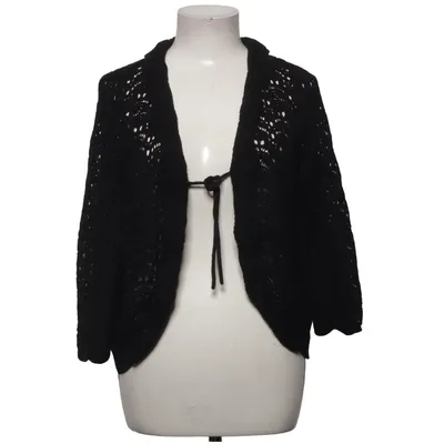 Strickjacke (Schwarz) von Created by Chic Acryl, Baumwolle