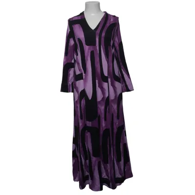 Långklänning (Lila, Svart, Flerfärgad) från Selection by Ulla Popken Elastan, Polyamid, Viskos
