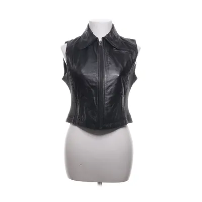 Leather vest (Black) from Freaky Nation Leather, Polyester