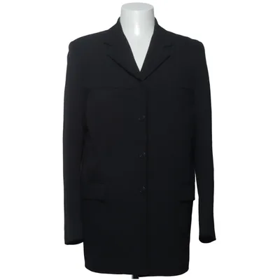 Blazer (Zwart) van Dote Polyester, Wol