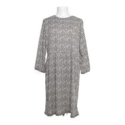 Jurk (Zwart, Beige) van Janina Elastaan, Polyester