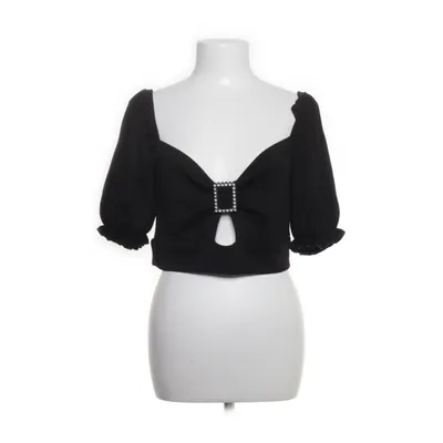 Crop top (Black) from Boohoo