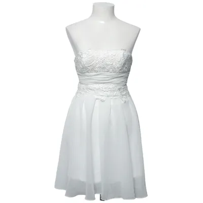 Cocktailjurk (Wit) van Oneness Polyester