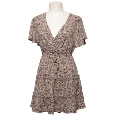 Wikkeljurk (Beige, Zwart) van Blossom Polyester