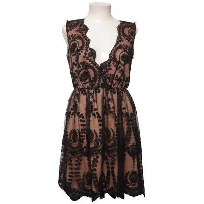 Cocktail dress (Black, Beige) from Boohoo Polyester