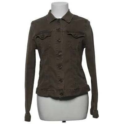 Veste en jean (Vert) de October Coton, Élasthane
