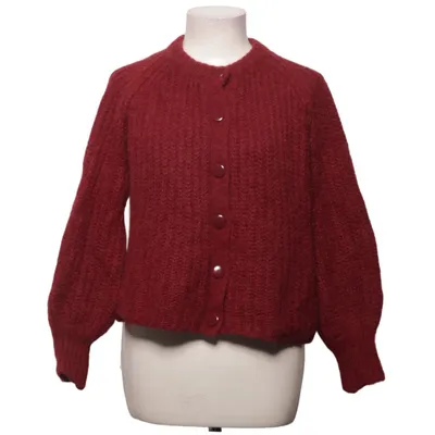 Cardigan (Rouge) de La Maille Sézane Laine d'alpaga, Polyamide