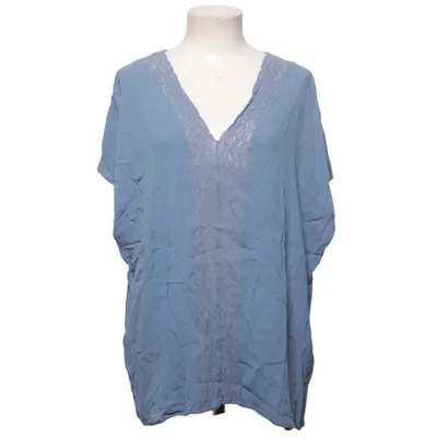 Top (Blauw) van Thea Katoen, Viscose