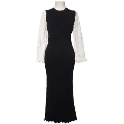 Robe longue (Noir, Blanc) de MOTF Acrylique, Polyamide, Polyester, Laine