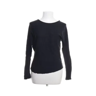 Long sleeve T-shirt (Black) from Majestic Filatures Cashmere, Cotton, Polyamide