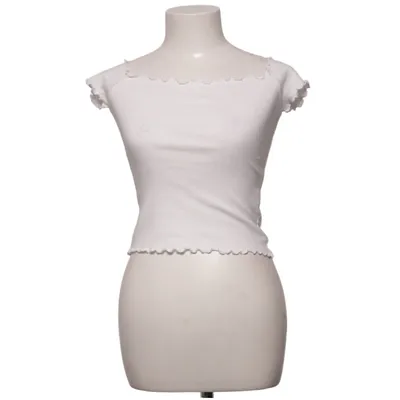 Top (White) from Hollister Cotton, Elastane