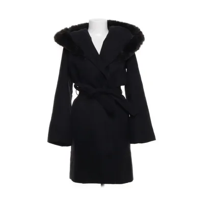 Coat (Black) from H&M Elastane, Polyester, Viscose, Acrylic