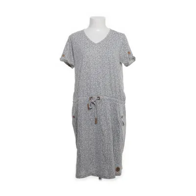 Jurk (Grijs, Wit) van Gina Katoen, Polyester