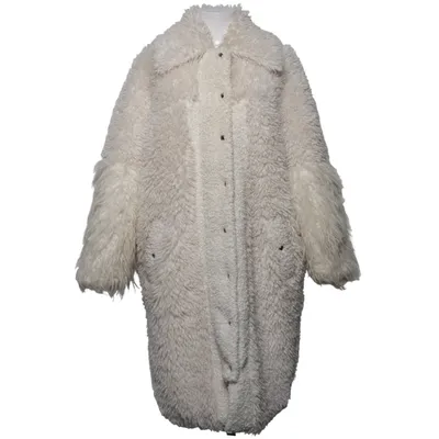 Vinterkappa (Vit) från Lala Berlin Akryl, Polyester, Viskos