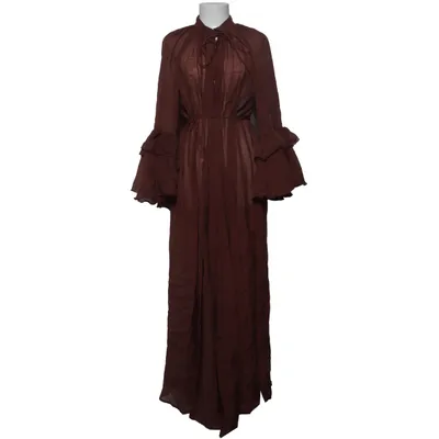 Maxi dress (Brown, Red) from H&M Edition Lyocell, Polyester