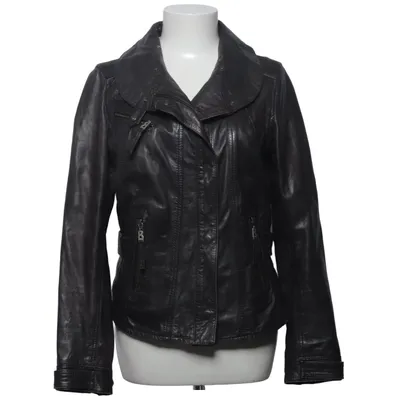 Läderjacka (Brun) från Bogner Jeans Bomull, Skinn, Polyester