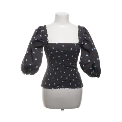 Topp (Svart, Blå) från Ganni Bomull