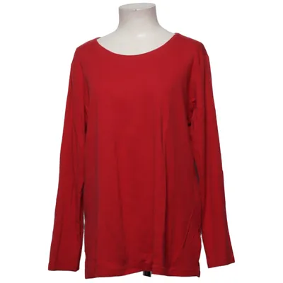 Lange mouwen shirt (Rood) van Olars Ulla Klädd i Konst Katoen