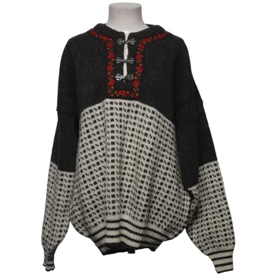 Norwegerpullover (Grau, Weiß, Mehrfarbig) von Norwool Wolle