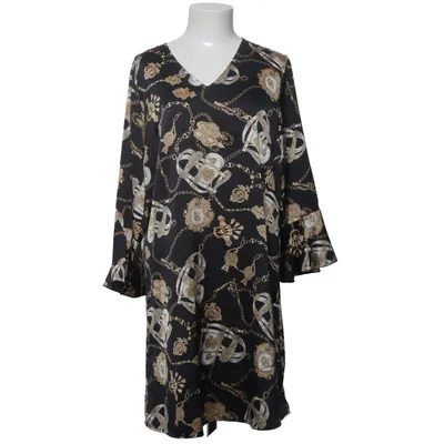 Dress (Black, Gold, White) from Isay Polyester