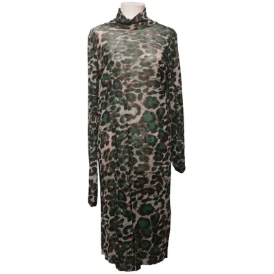 Jurk met col (Groen, Zwart, Beige) van Munthe Polyamide