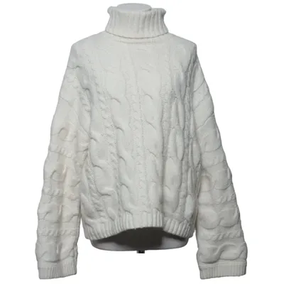 Polotröja (Vit) från Bik Bok Akryl, Elastan, Återvunnen polyester, Ull