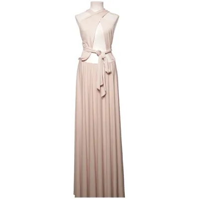 Avondjurk (Beige) van Mally Elastaan, Viscose