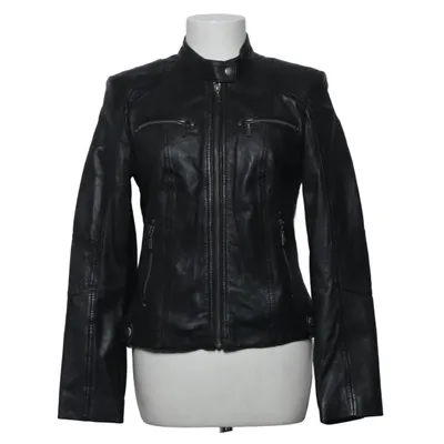 Leather jacket (Black) from Helium Leather, Polyester