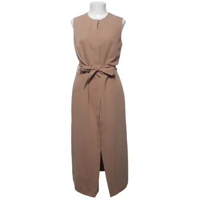 Robe longue (Beige) de Nife Élasthane, Polyester, Viscose