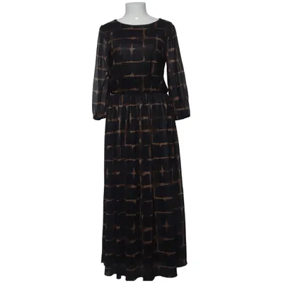Maxi jurk (Zwart, Bruin, Meerkleurig) van 17&co. Elastaan, Polyester