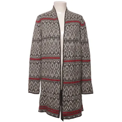 Cardigan (Gray, White, Red) from Aspen Acrylic, Elastane, Polyester, Wool