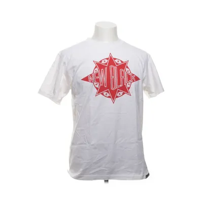 T-shirt (Vit, Röd) från New Black Bomull