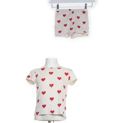 Pyjamas (Vit, Röd) från Petit Bateau Bomull