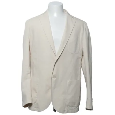Blazer (Beige) van Luigi Bianchi Katoen