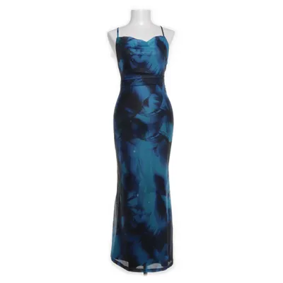 Maxi jurk (Blauw, Zwart) van Cider Elastaan, Polyester
