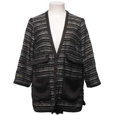 Cardigan (Black, White) from By Malene Birger Acrylic, Polyamide, Polyester, Viscose, Wool