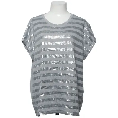 T-shirt (Grå, Sølv) fra Holly & Whyte by Lindex Elastan, Polyester, Viscose