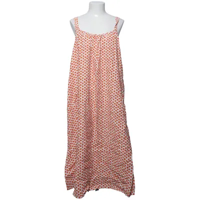 Dress (White, Orange) from Gozzip Cotton, Polyamide