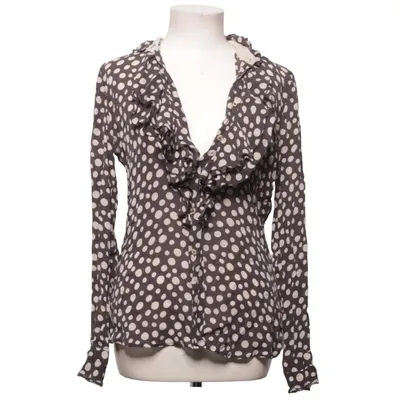Blouse (Zwart, Wit) van Le Sarte Pettegole Zijde