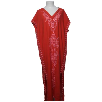 Kaftankjole (Rød, Pink) fra Indiska Bomuld, Polyester
