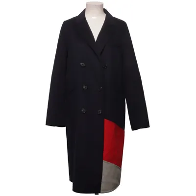 Frakke (Blå, Rød, Grå) fra Tommy Hilfiger Polyester, Uld