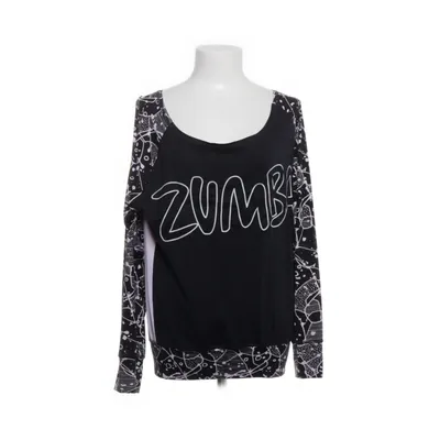 Blouse (White, Black) from Zumba Elastane, Polyester